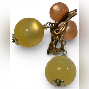 Vintage 1930s Moonglow Dangle Earrings